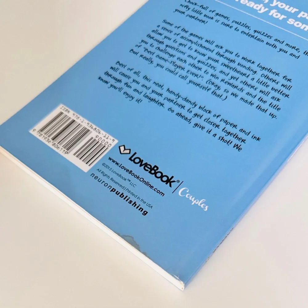LOVEBOOK The Big Activity Book for Couples